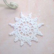 Nautical Vintage Crocheted Doily - 3