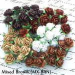 Mini 10mm Open Roses - 100