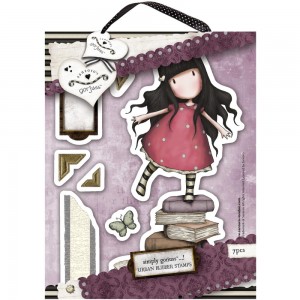 Gorjuss Urban Rubber Stamp Set - New Heights