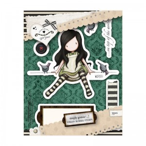 Gorjuss Urban Rubber Stamp Set - On Top Of The World