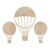 Wood Flourishes - Hot Air Balloons