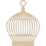 Wood Flourishes - Round Birdcage