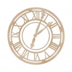 Wood Flourishes - Roman Clock Face