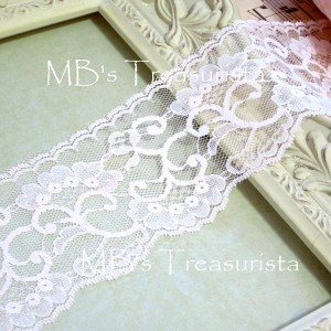 Scalloped Floral Lace #1  - 1yd