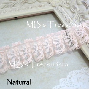 Box Pleated Lace - 1yd