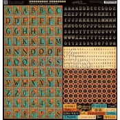 (Pre-order) Steampunk Spells Alphabet Stickers