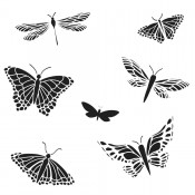 Doodling Templates - Mini Mariposas - 6x6