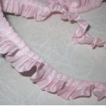 Ruffled Satin Trim - 1yd