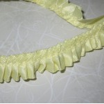 Ruffled Satin Trim - 1yd