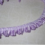 Ruffled Satin Trim - 1yd