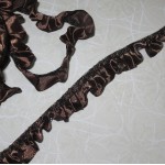 Ruffled Satin Trim - 1yd