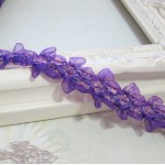 Shimmery Double Edged Organza Trim - 1yd