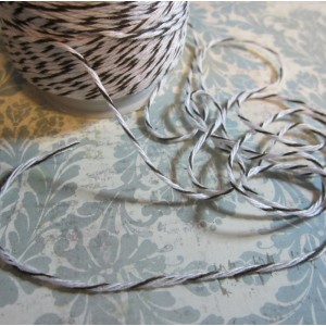 Brown/White Bakers Twine - 5yds